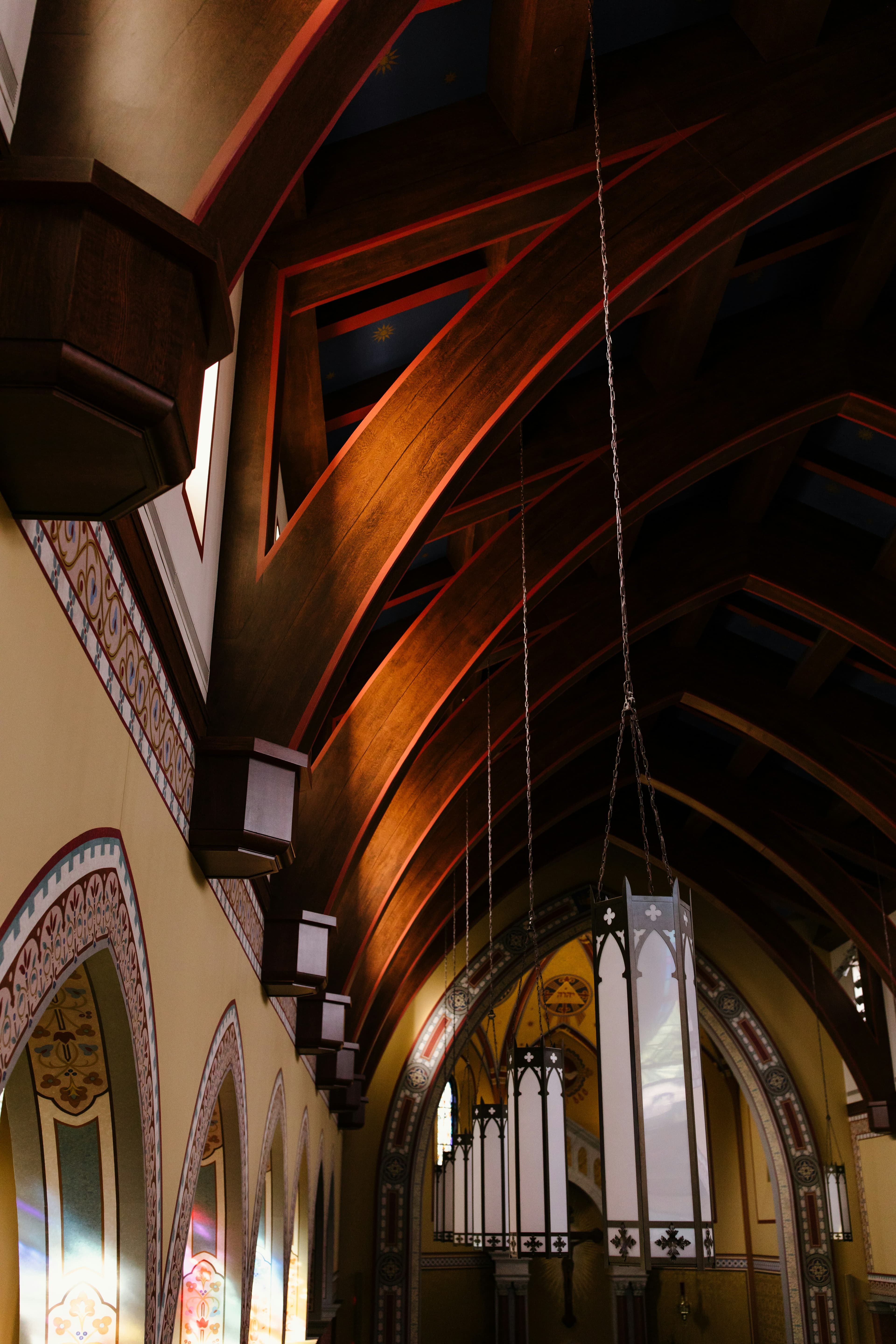 Vaulted chapel ceiling